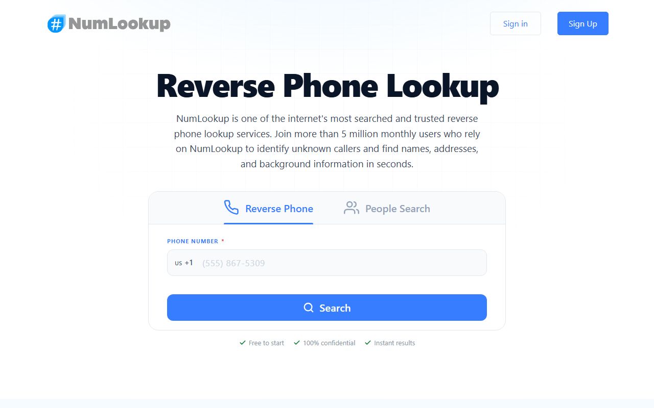 NumLookup page for Mint Hill phone code reverse lookup context