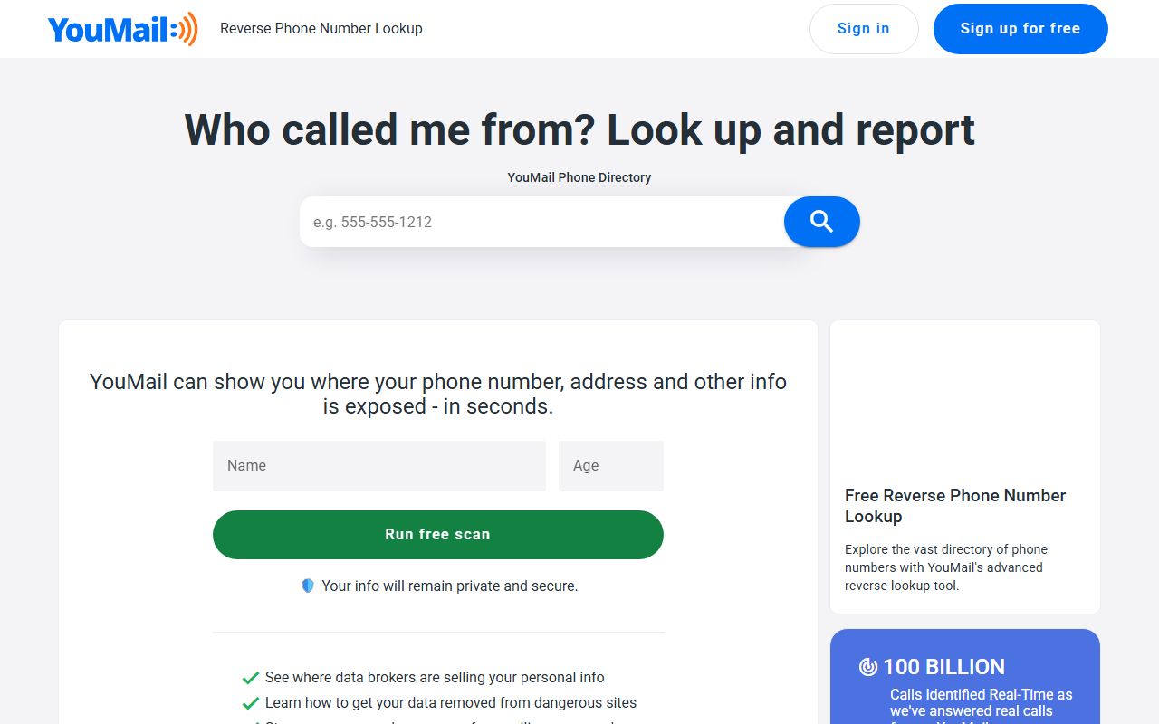 YouMail spam directory for Mint Hill phone code spam label context